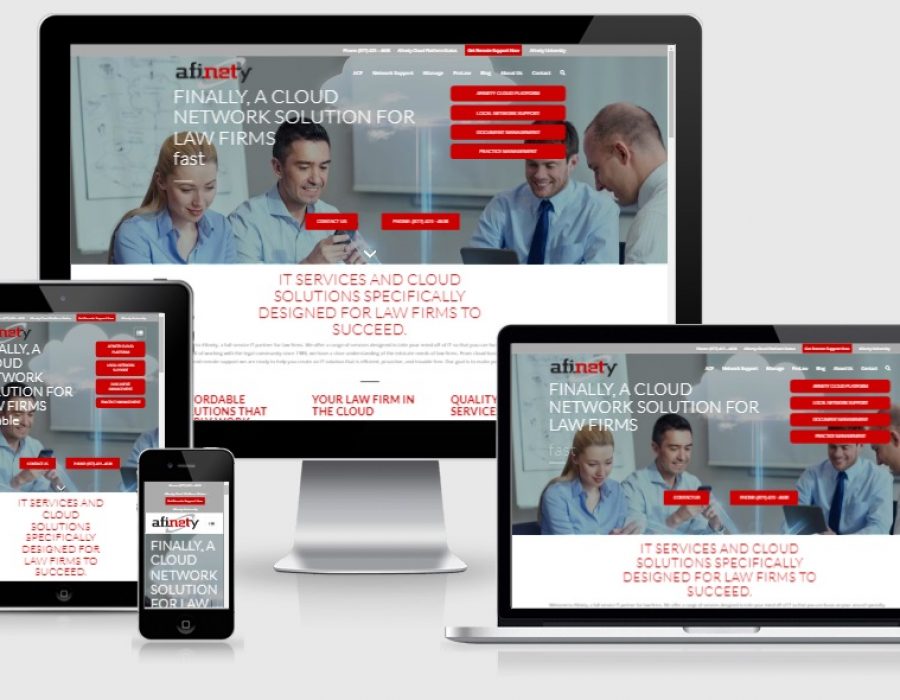 Afinety Responsive Website Design Development
